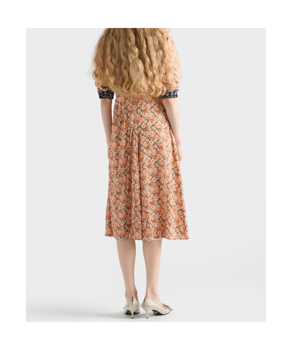 Printed Georgette Dress