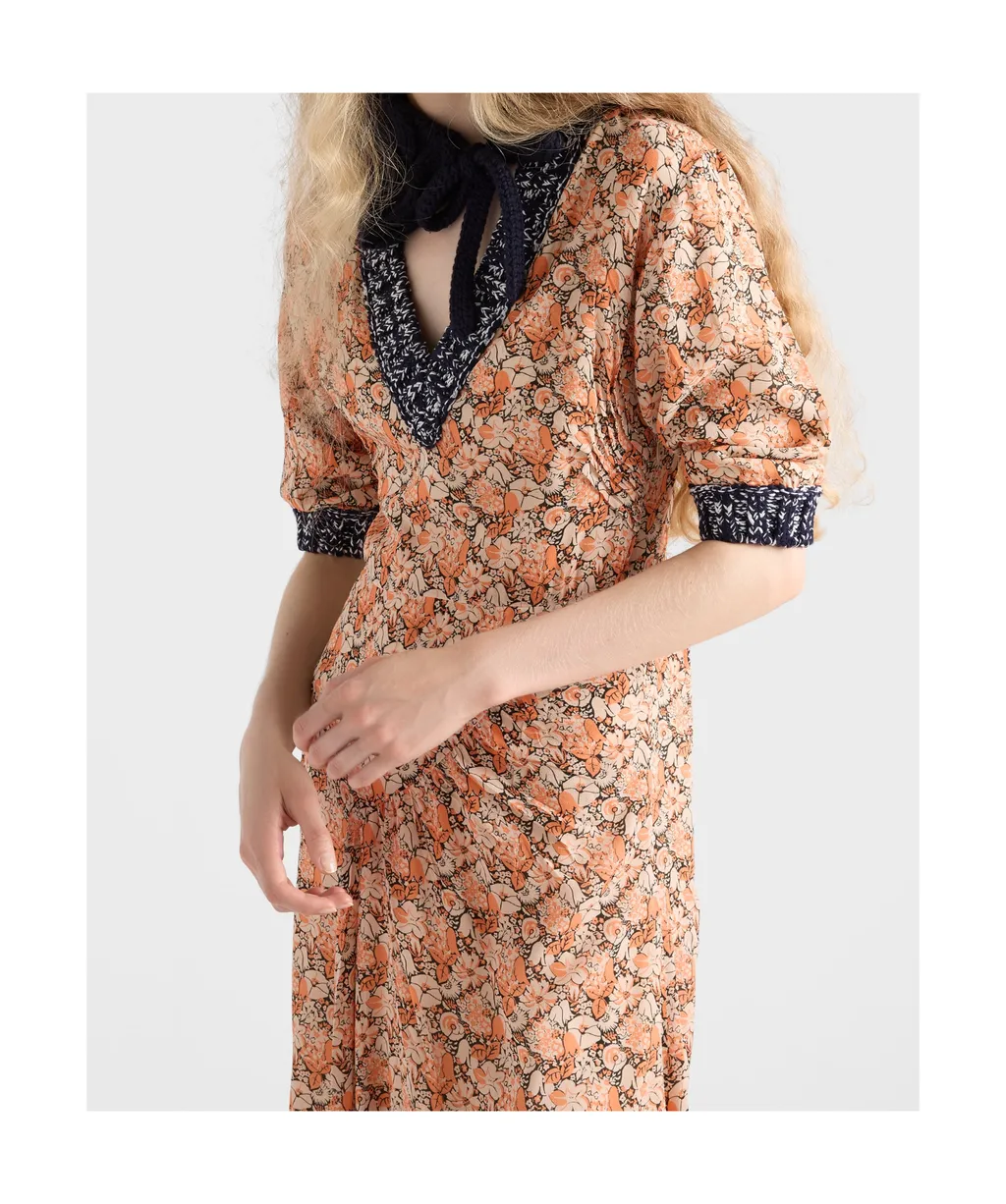 Printed Georgette Dress