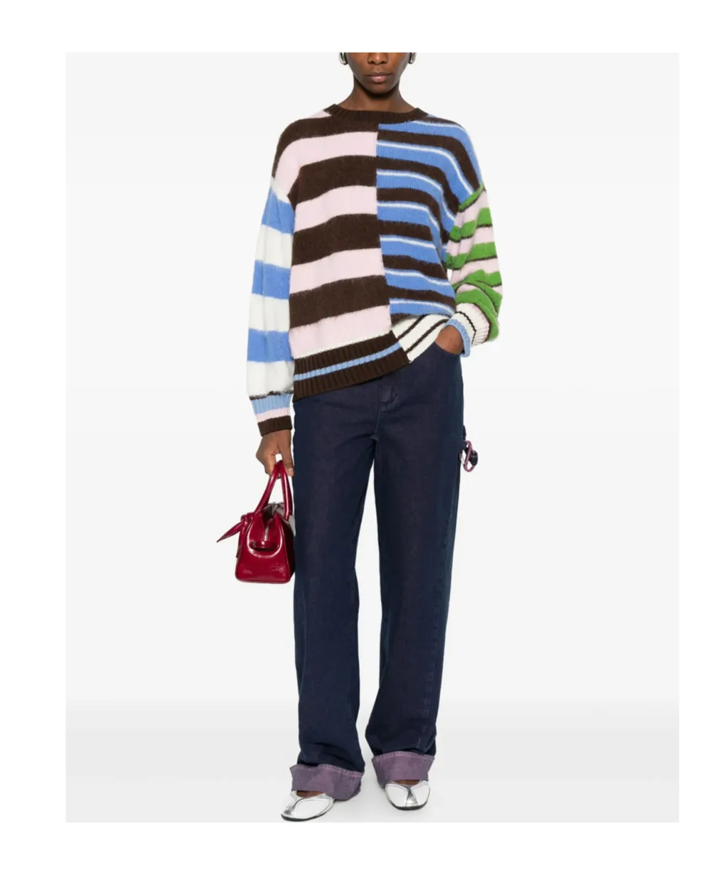 Striped Crew Neck Sweater