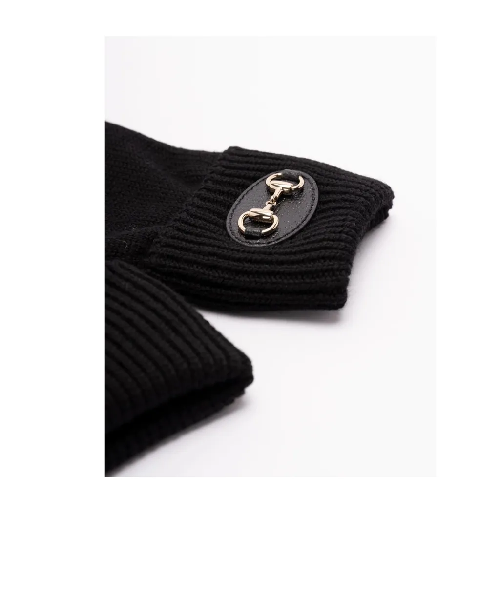 Gucci Horsebit Knit Gloves