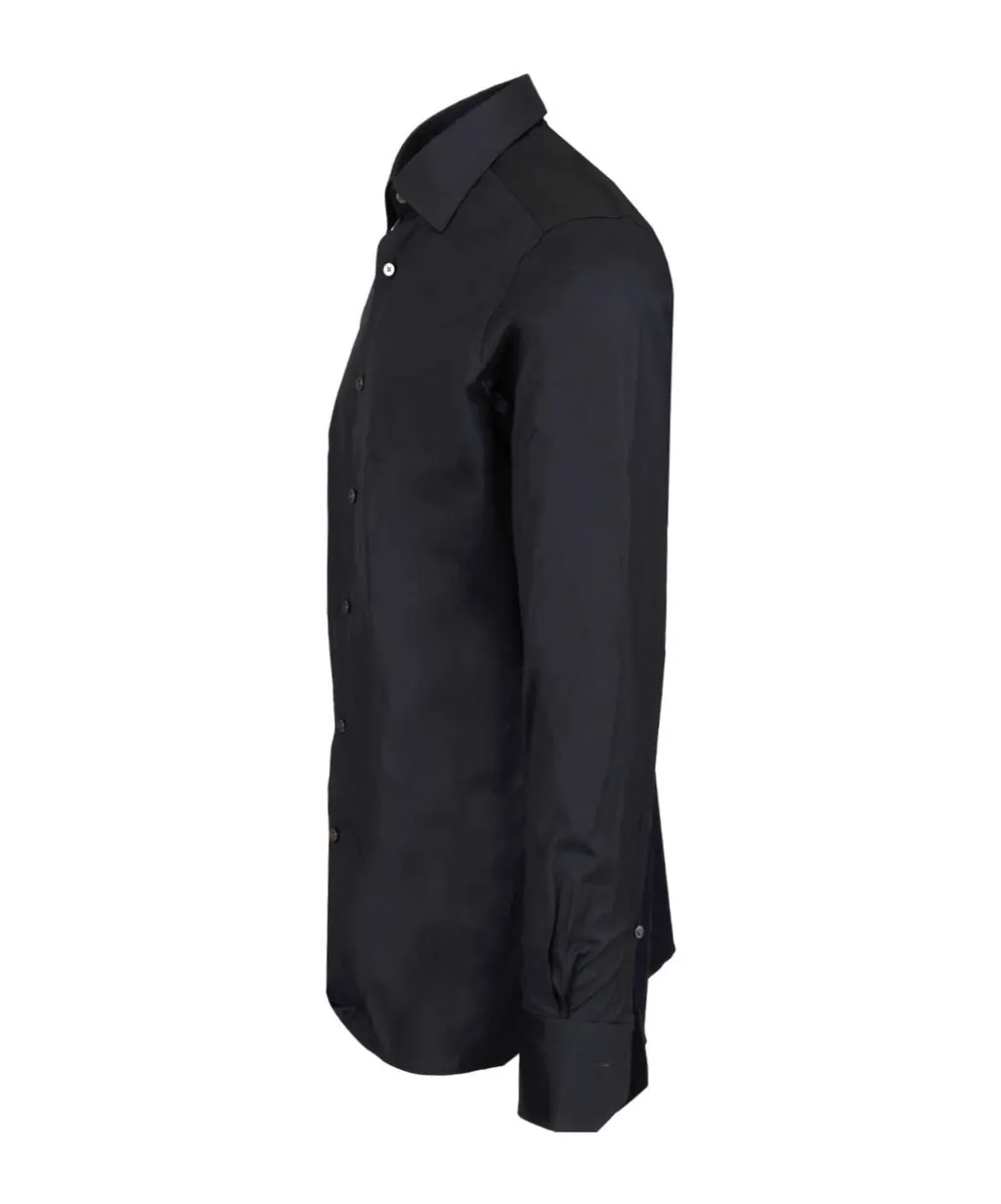 Zegna Long Sleeved Stretch Shirt