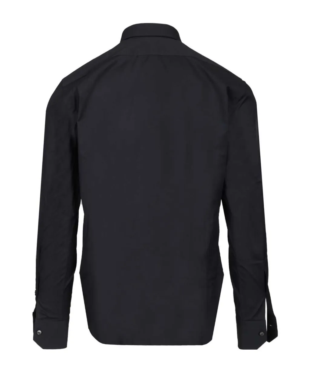 Zegna Long Sleeved Stretch Shirt