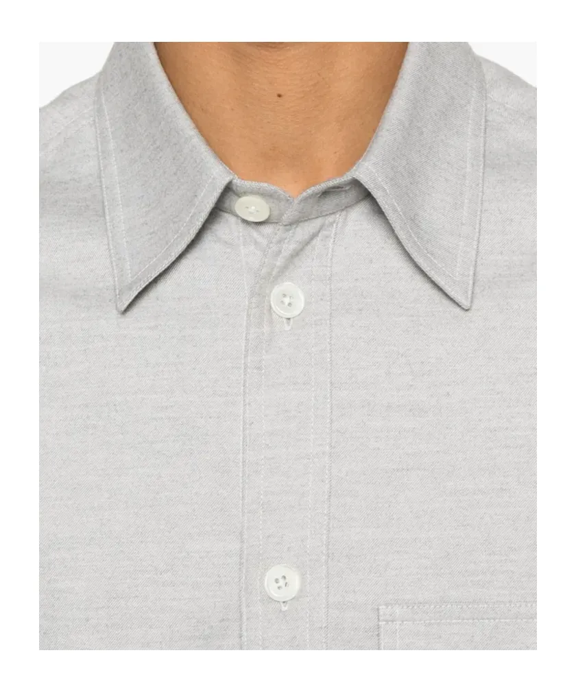 Thom Browne 4-Bar Flannel Shirt
