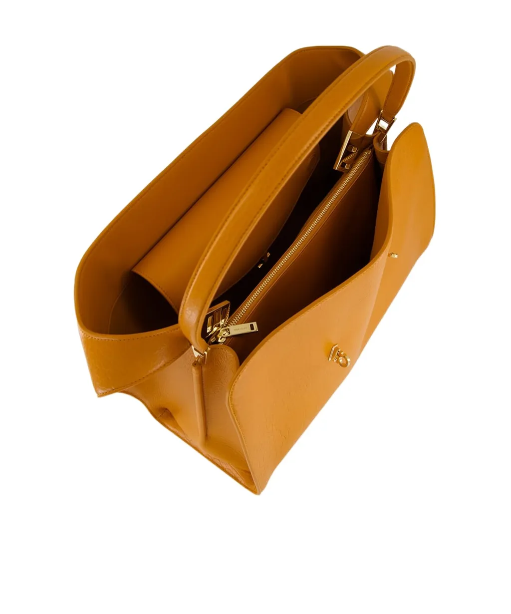 Ferragamo Hug Logo Printed Tote Bag