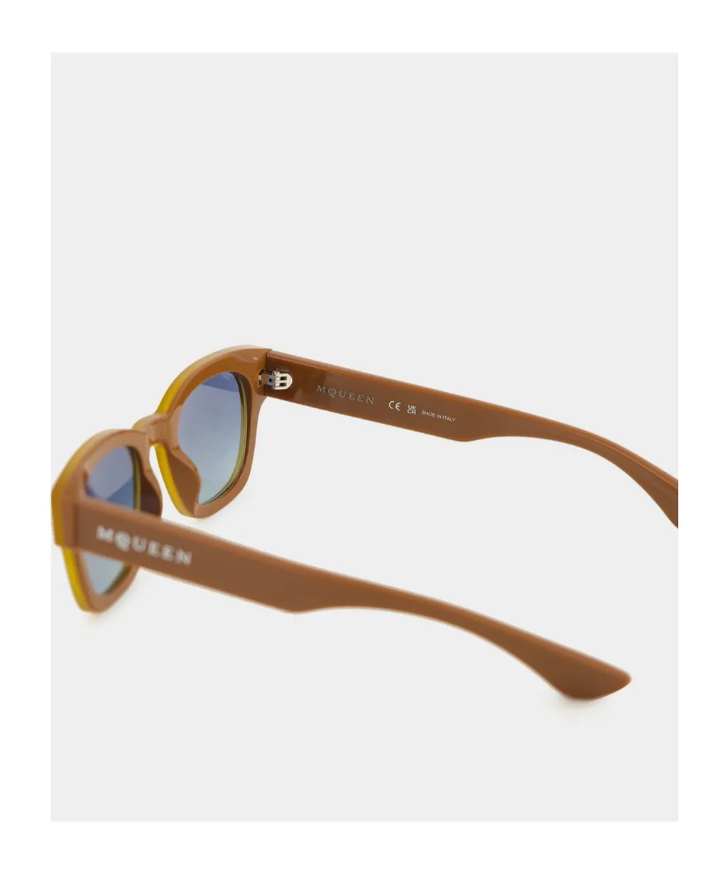 Alexander Mcqueen Eyewear Square Frame Sunglasses