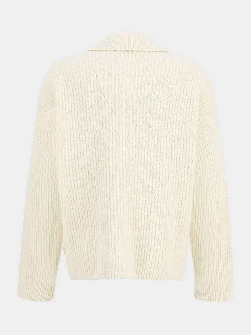 Ami Paris Knit Branded Button Cardigan