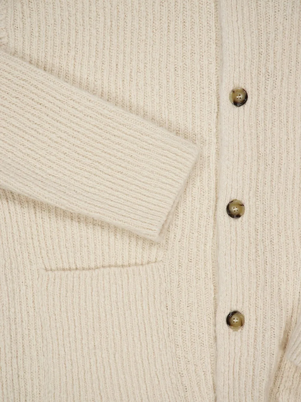 Ami Paris Knit Branded Button Cardigan