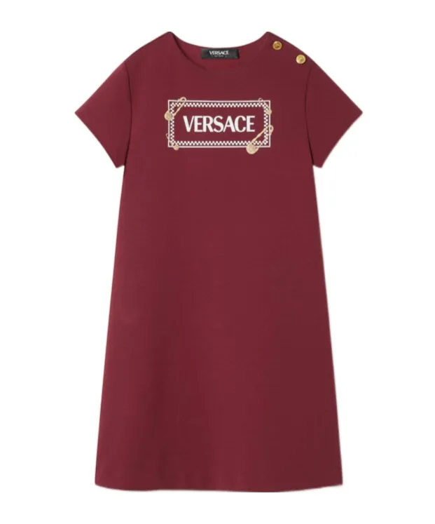 Safety-Pin Logo Dress