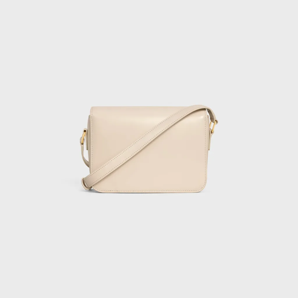 Teen Triomphe Bag In Shiny Calfskin