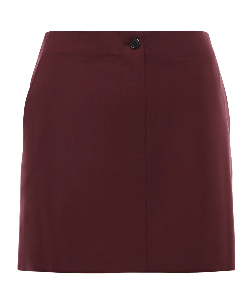 Ottod'ame Wool-Blend Pocket Skirt