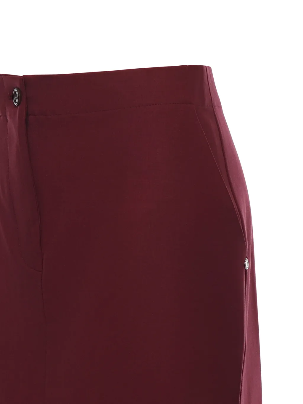Ottod'ame Wool-Blend Pocket Skirt