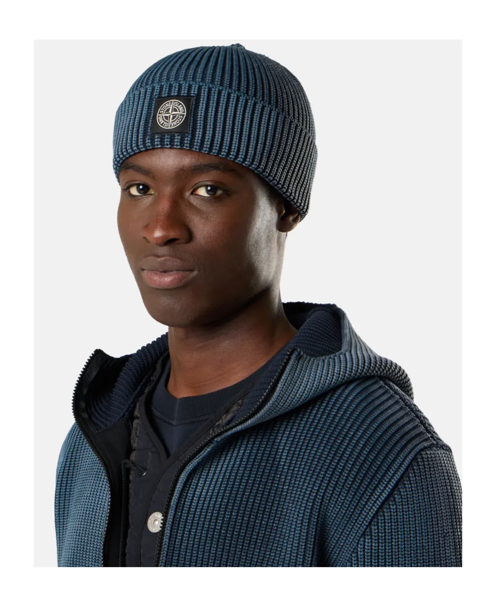 Beanie With Compass Logo Patch