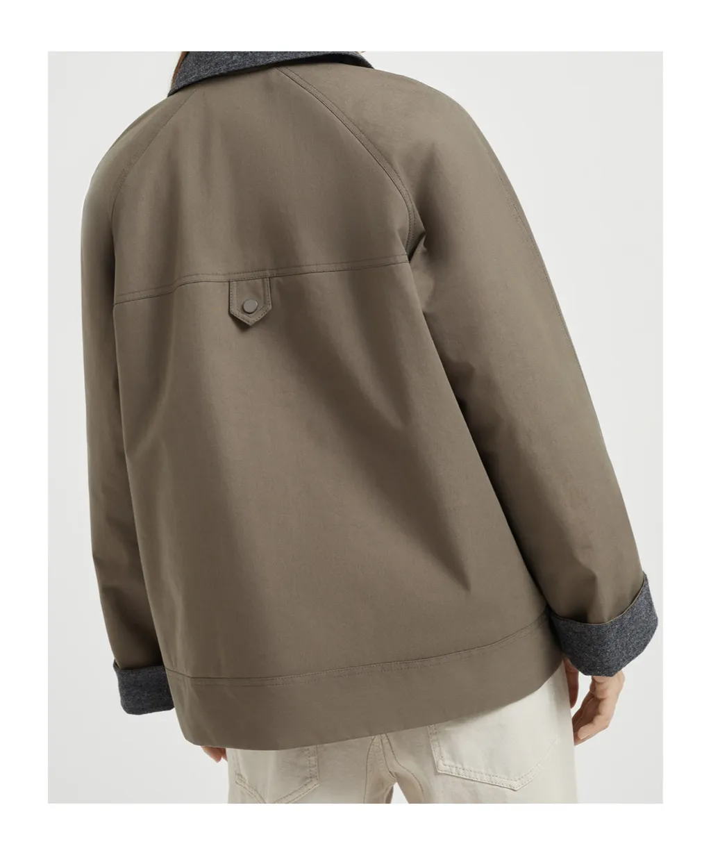 Funnel-Neck Jacket