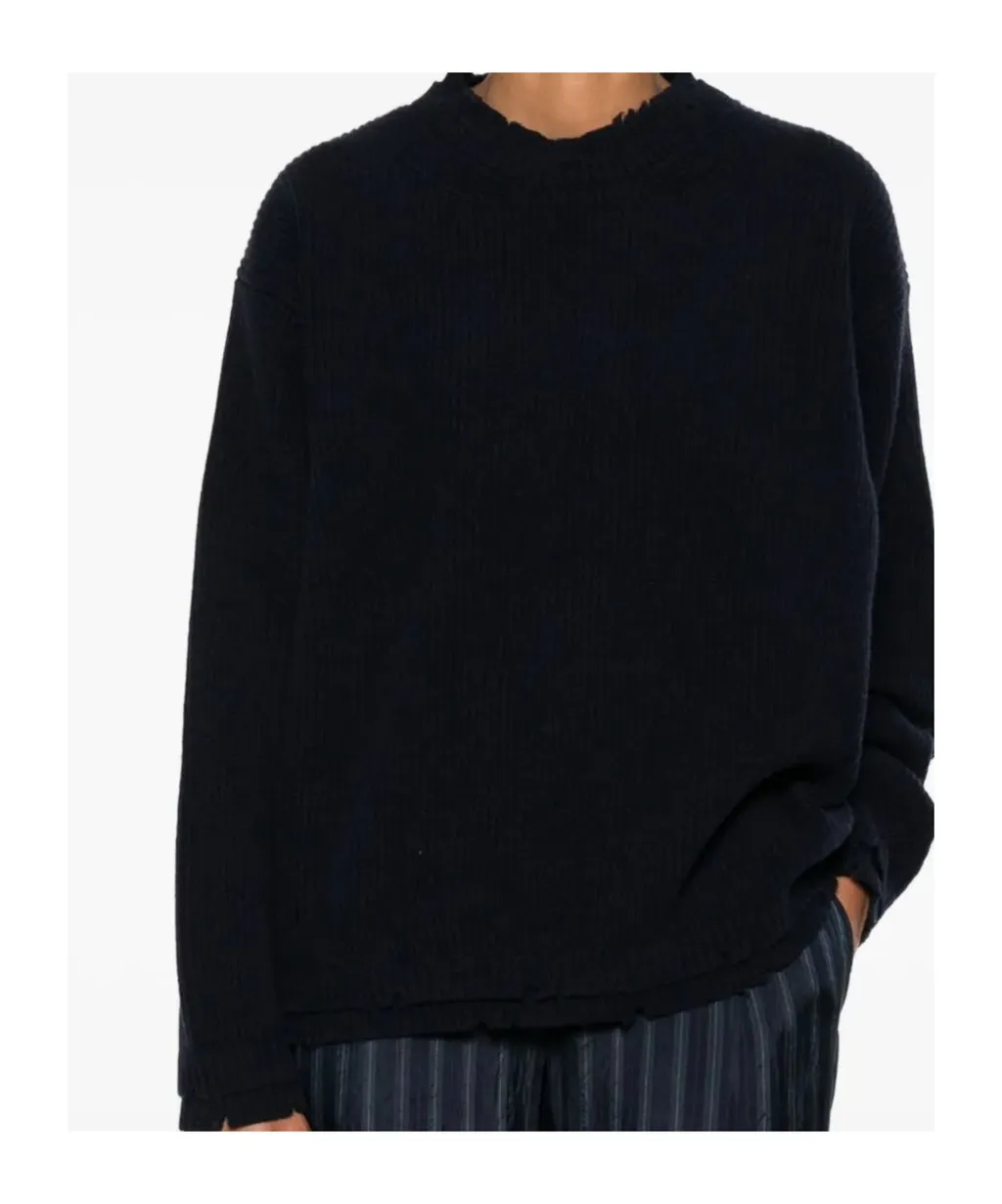 Round-Neck Wool Sweater
