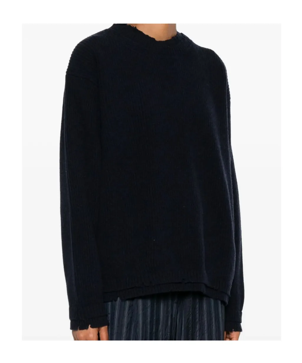 Round-Neck Wool Sweater