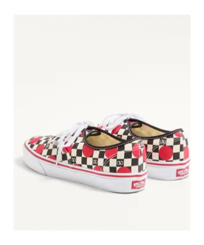 Valentino X Vans Checkerboard Print Sneakers