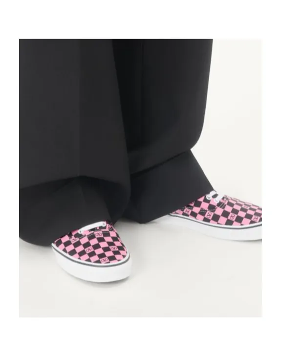 Valentino X Vans Checkerboard Print Sneakers