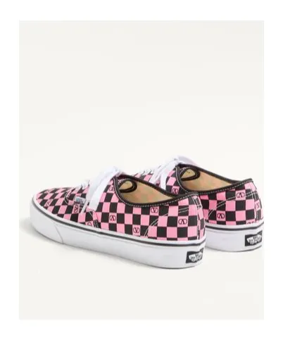 Valentino X Vans Checkerboard Print Sneakers