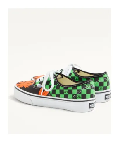 Valentino X Vans Checkerboard Lace-Up Sneakers