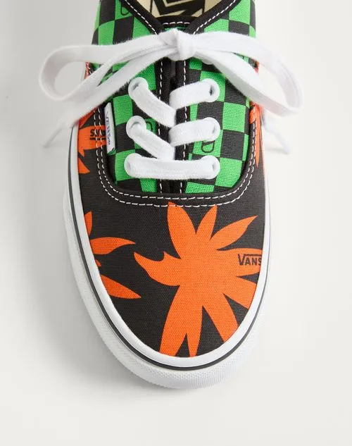 Valentino X Vans Checkerboard Lace-Up Sneakers