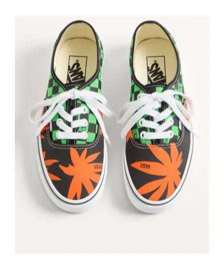 Valentino X Vans Checkerboard Lace-Up Sneakers