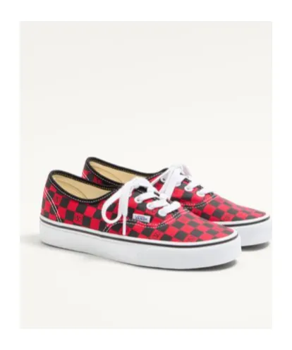 Valentino X Vans Checkerboard Lace-Up Sneakers