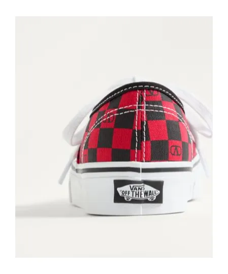 Valentino X Vans Checkerboard Lace-Up Sneakers