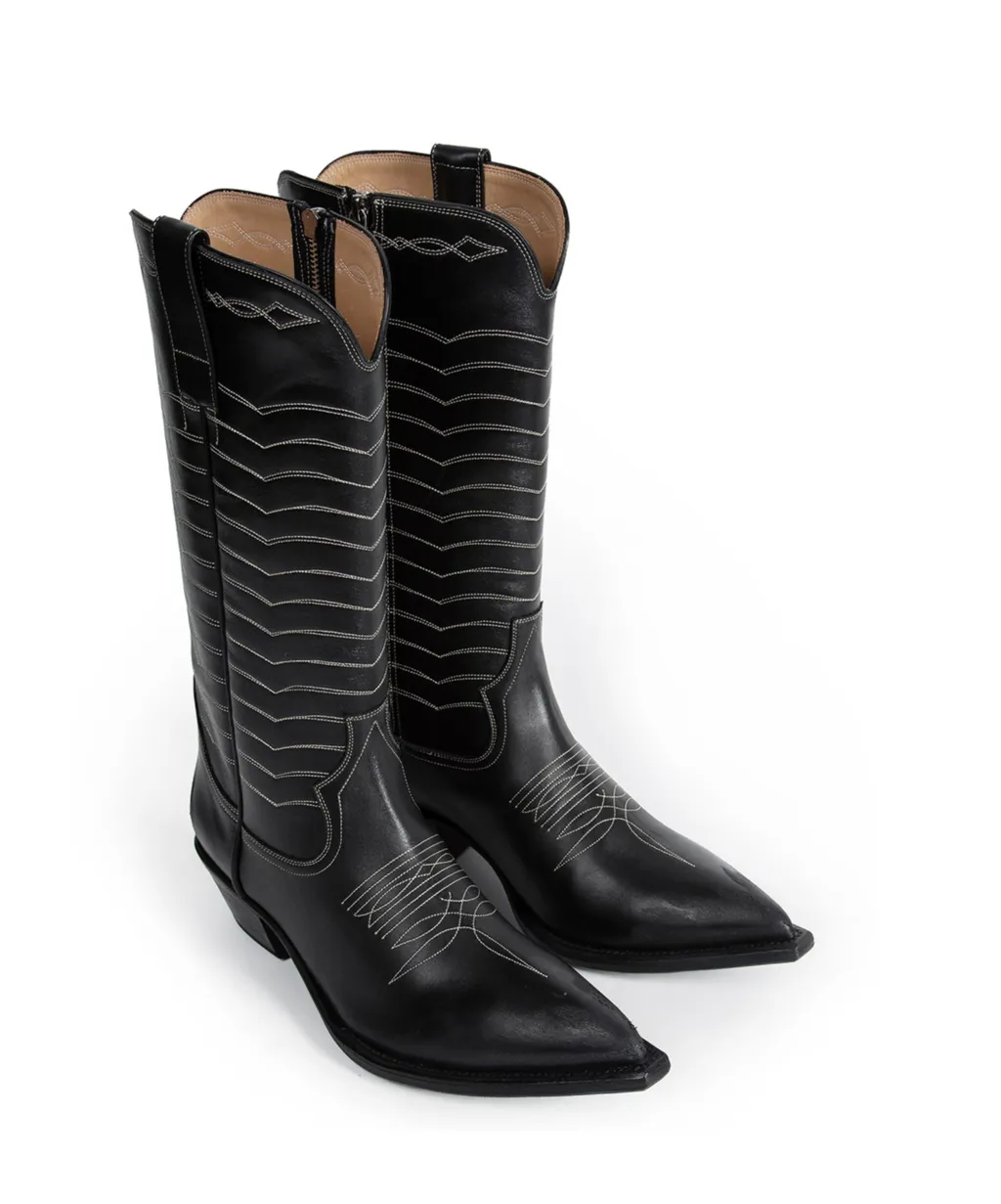 Pointed-Toe Ankle Boots