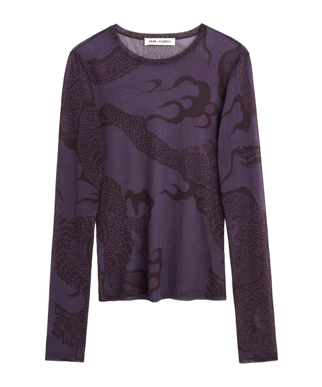 Print Long-Sleeve Top
