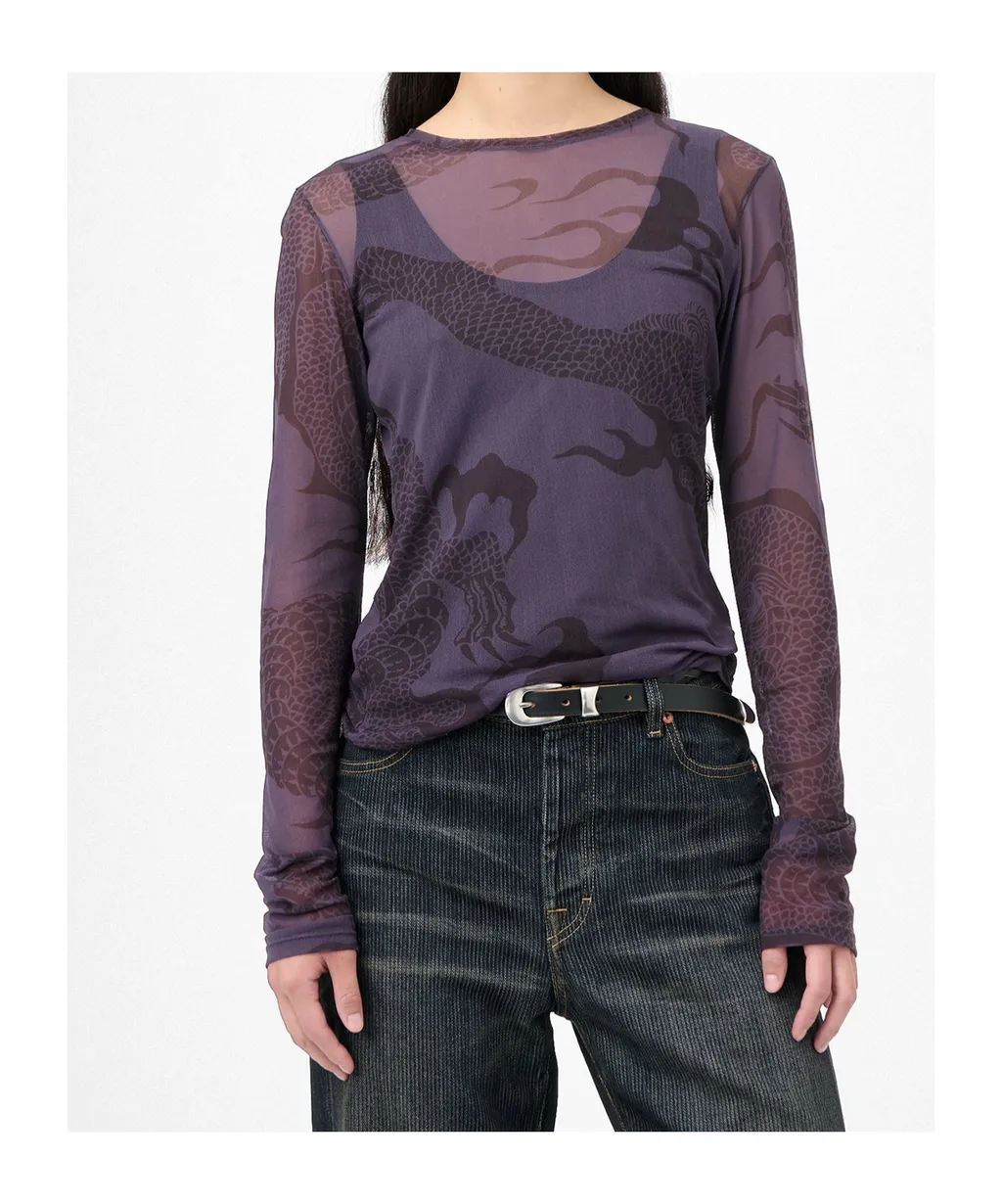 Print Long-Sleeve Top