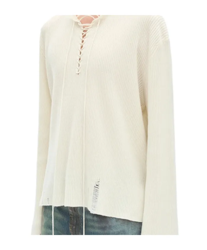 Tie Sweater