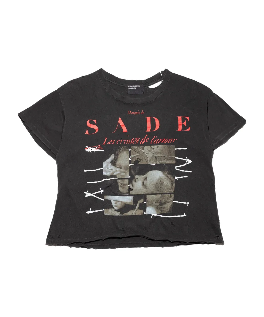 Les Crimes De L'amour Graphic-Print Distressed T-Shirt