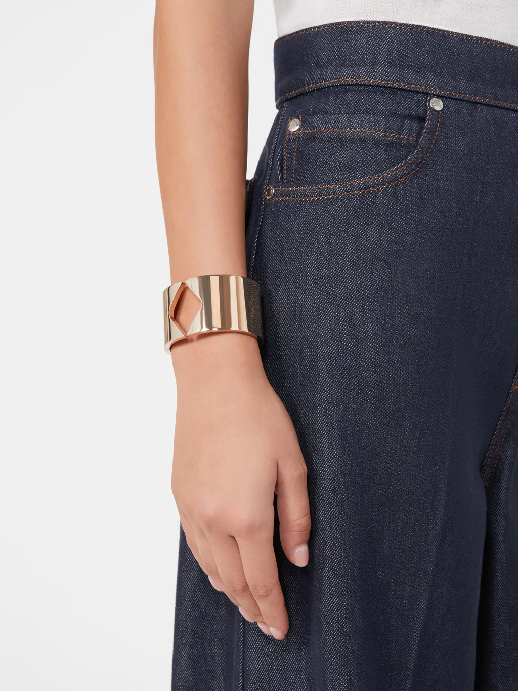 M Sign Metal Bangle