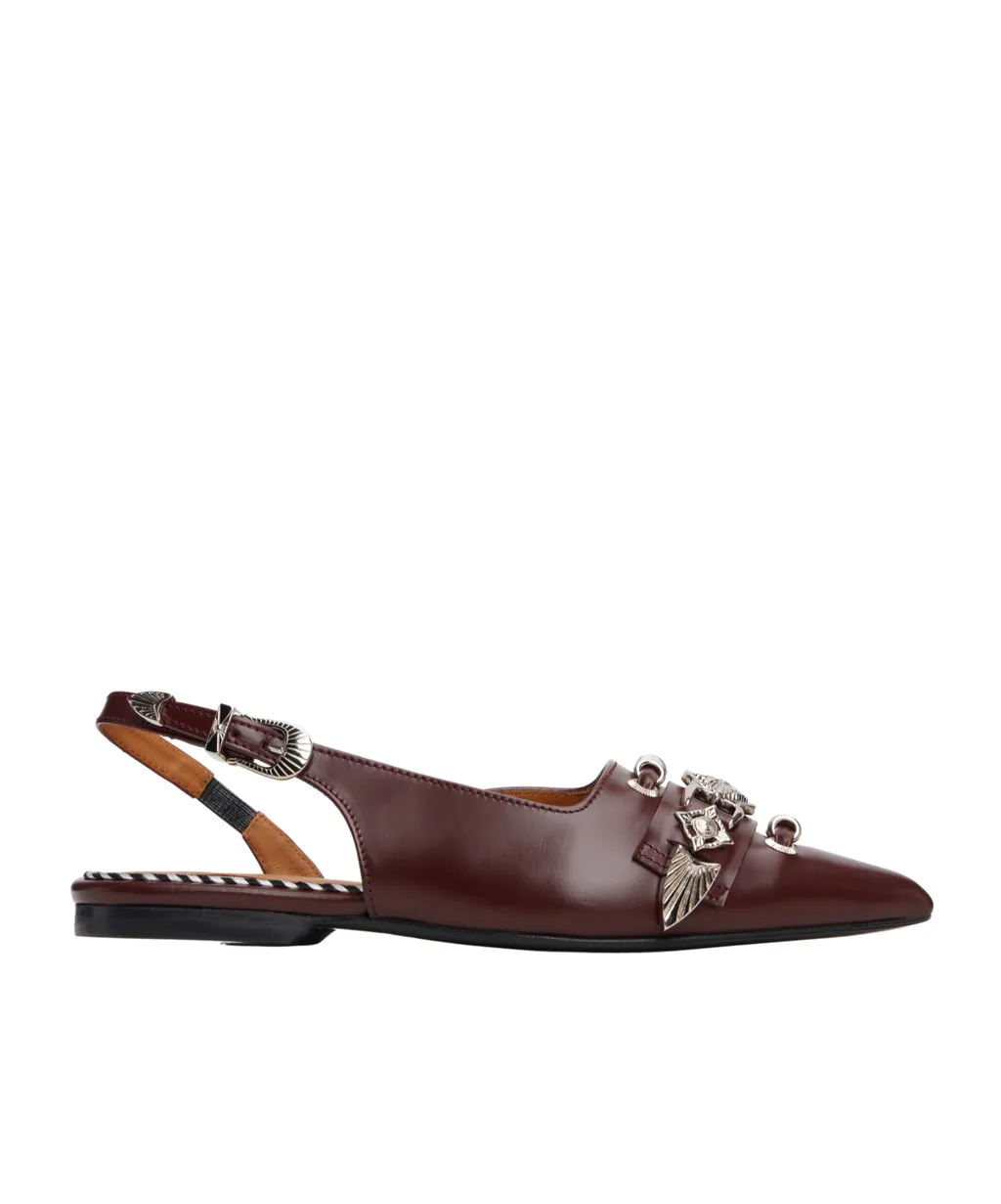 Metal Belt Flats