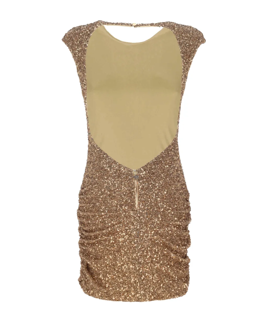 Sequinned Midi Dress