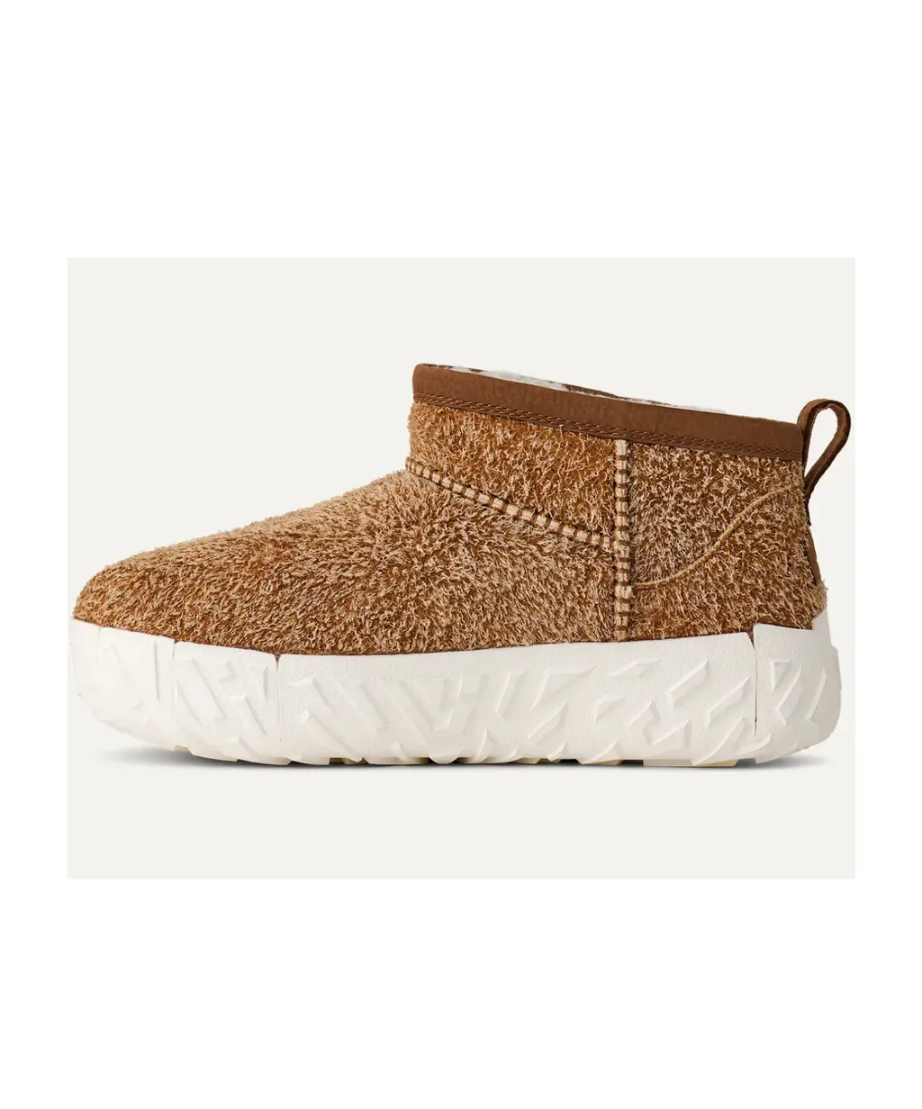 Classic Ultra Mini Suede Textured Boots