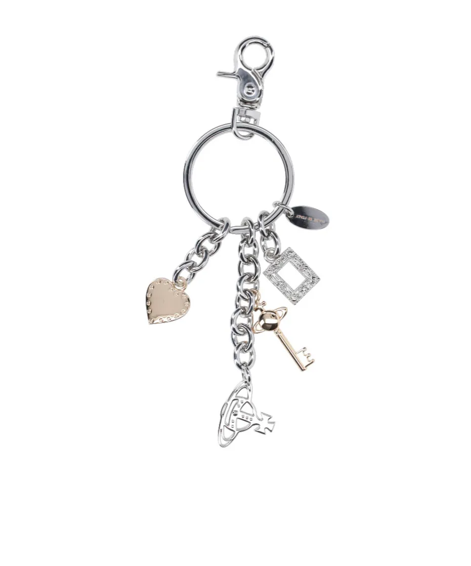 Vivienne Westwood Logo Debossed Keychain
