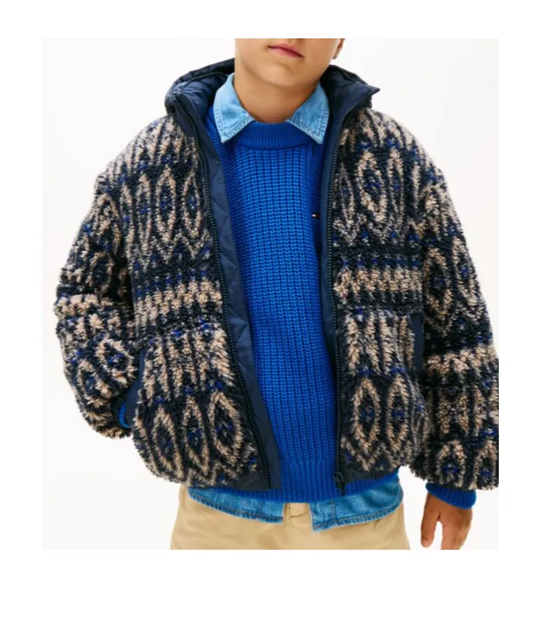 Fairisle Teddy Jacket