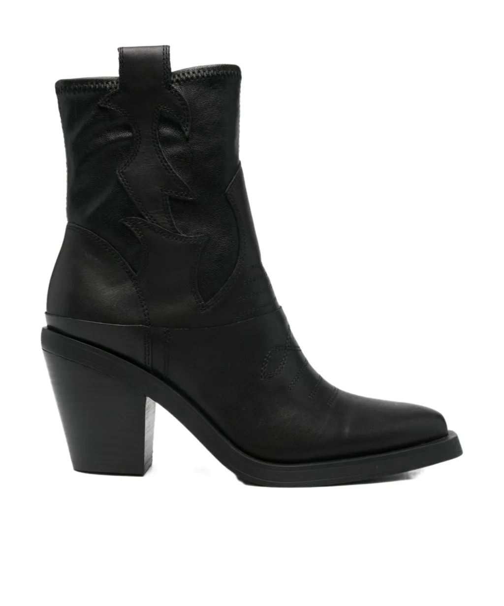 Round-Toed Ankle Boots