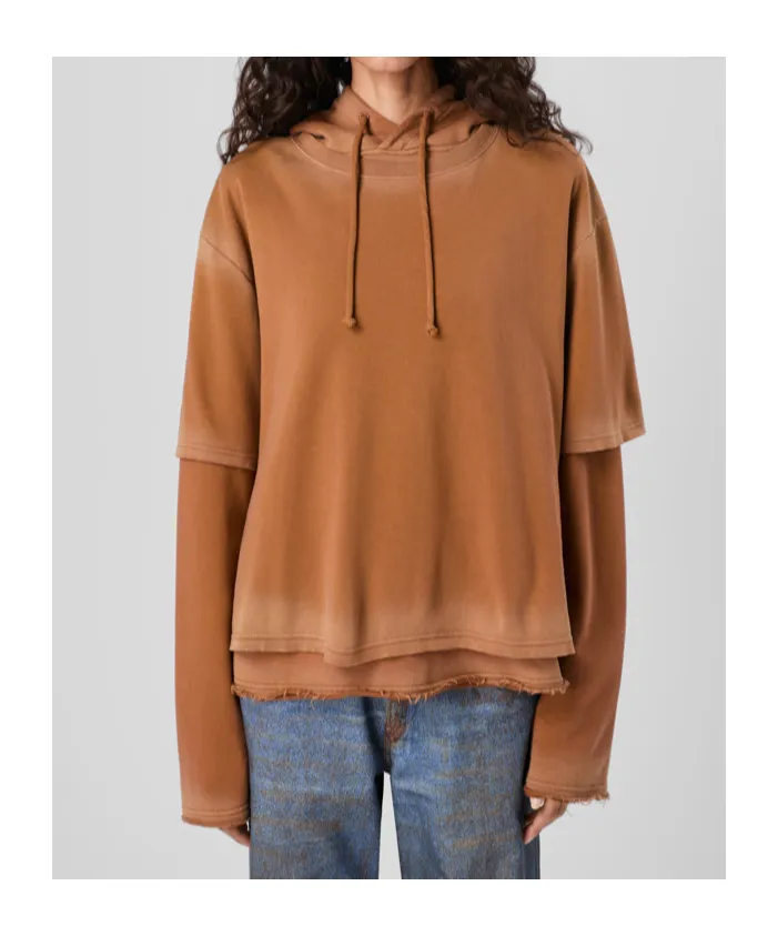 Long-Sleeved Hooded Sweatshirt