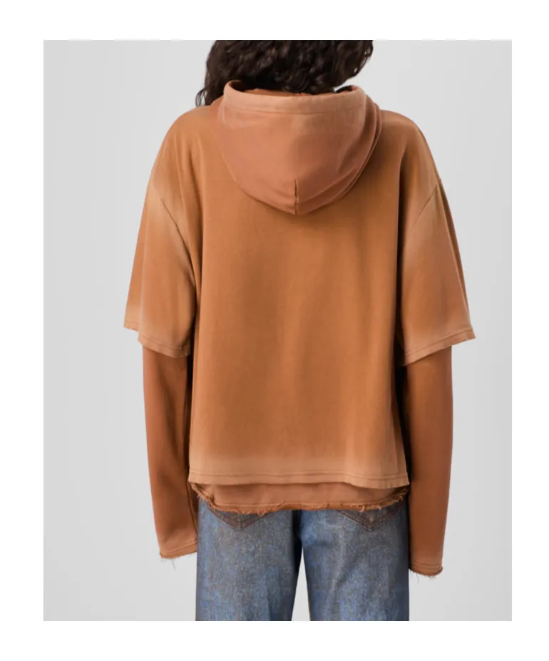 Long-Sleeved Hooded Sweatshirt