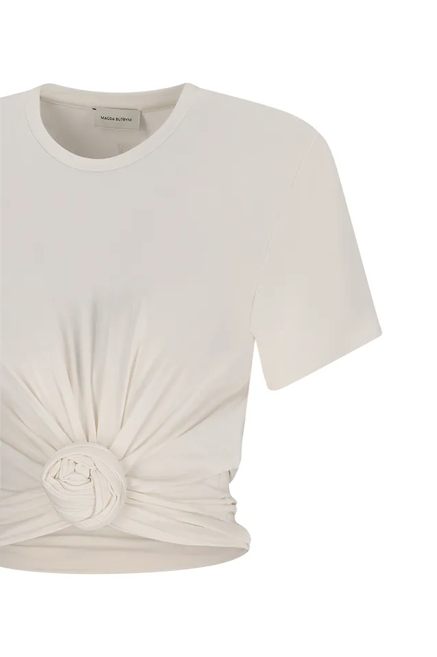 Knot-Detailing T-Shirt