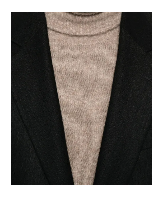 Turtleneck Long-Sleeved Sweater