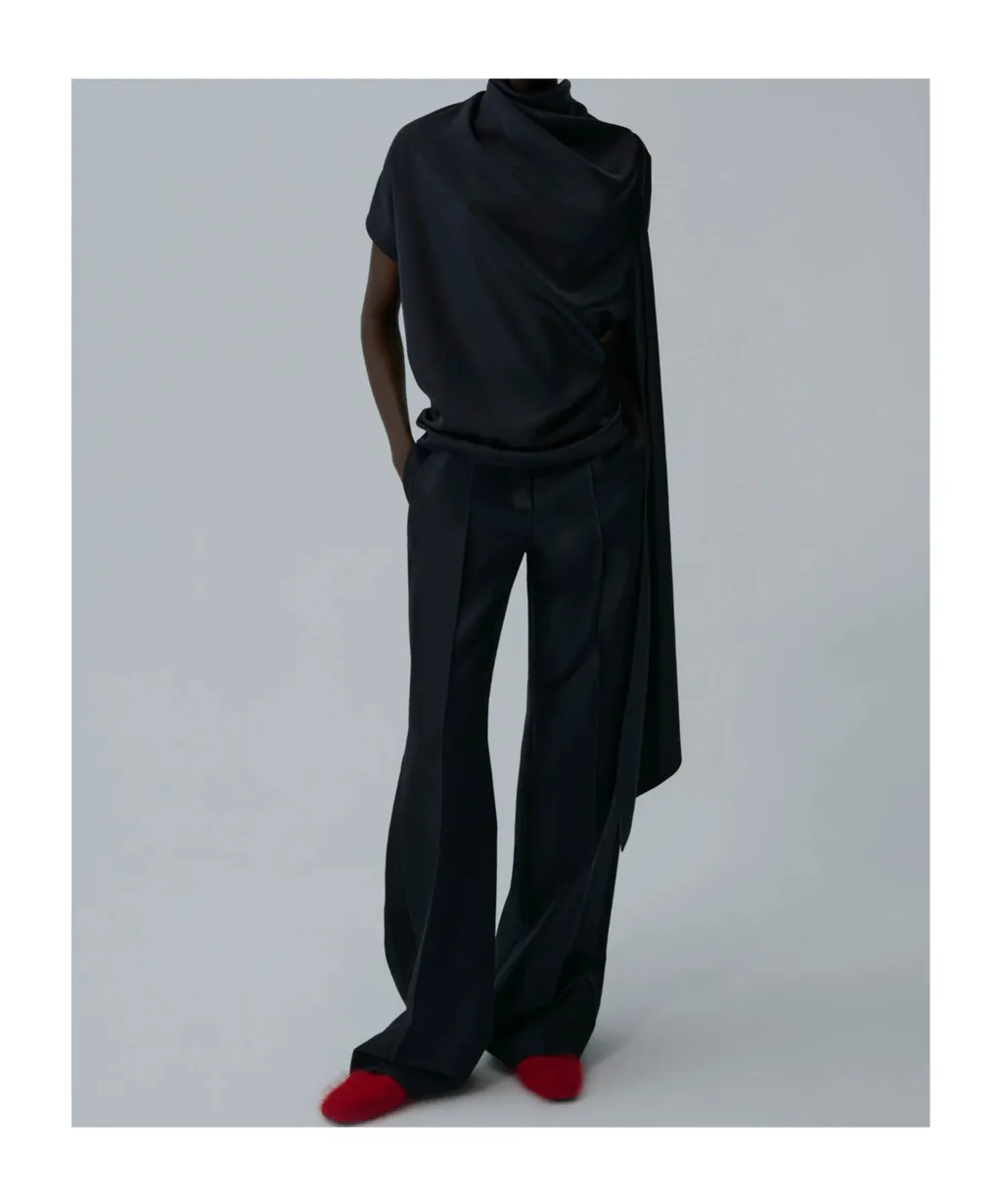Magda Butrym Asymmetric Drape Top
