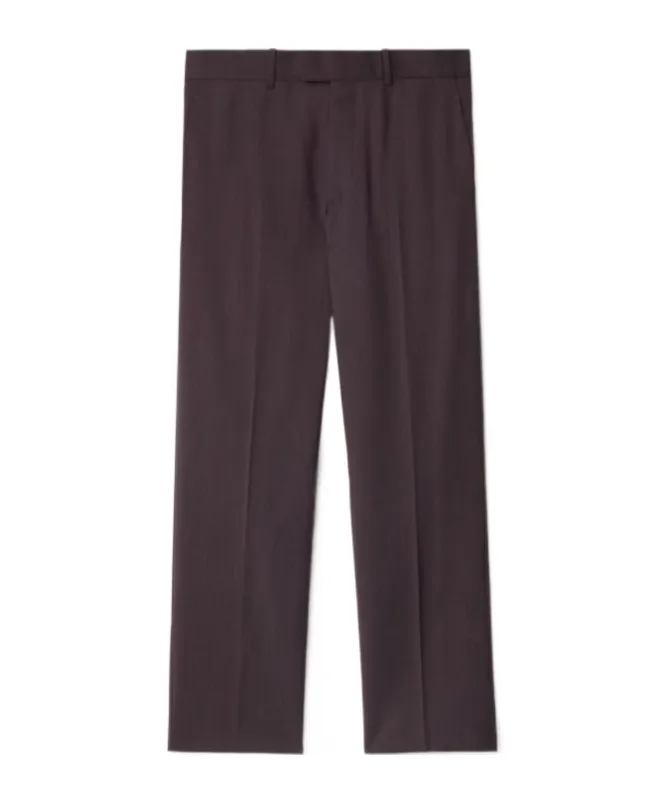 Hook-And-Button Tailored Trousers