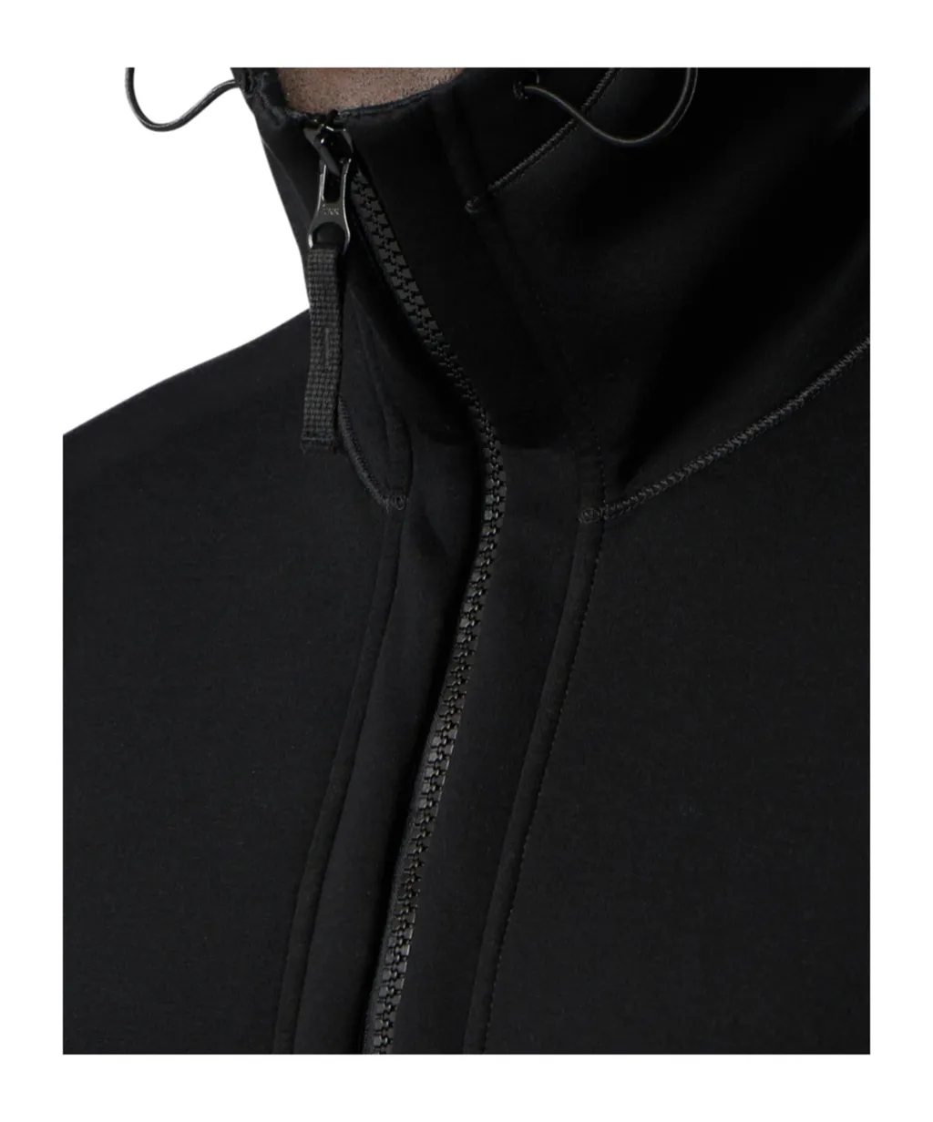 Stone Island Zip-Up Hooded Sweatshirt