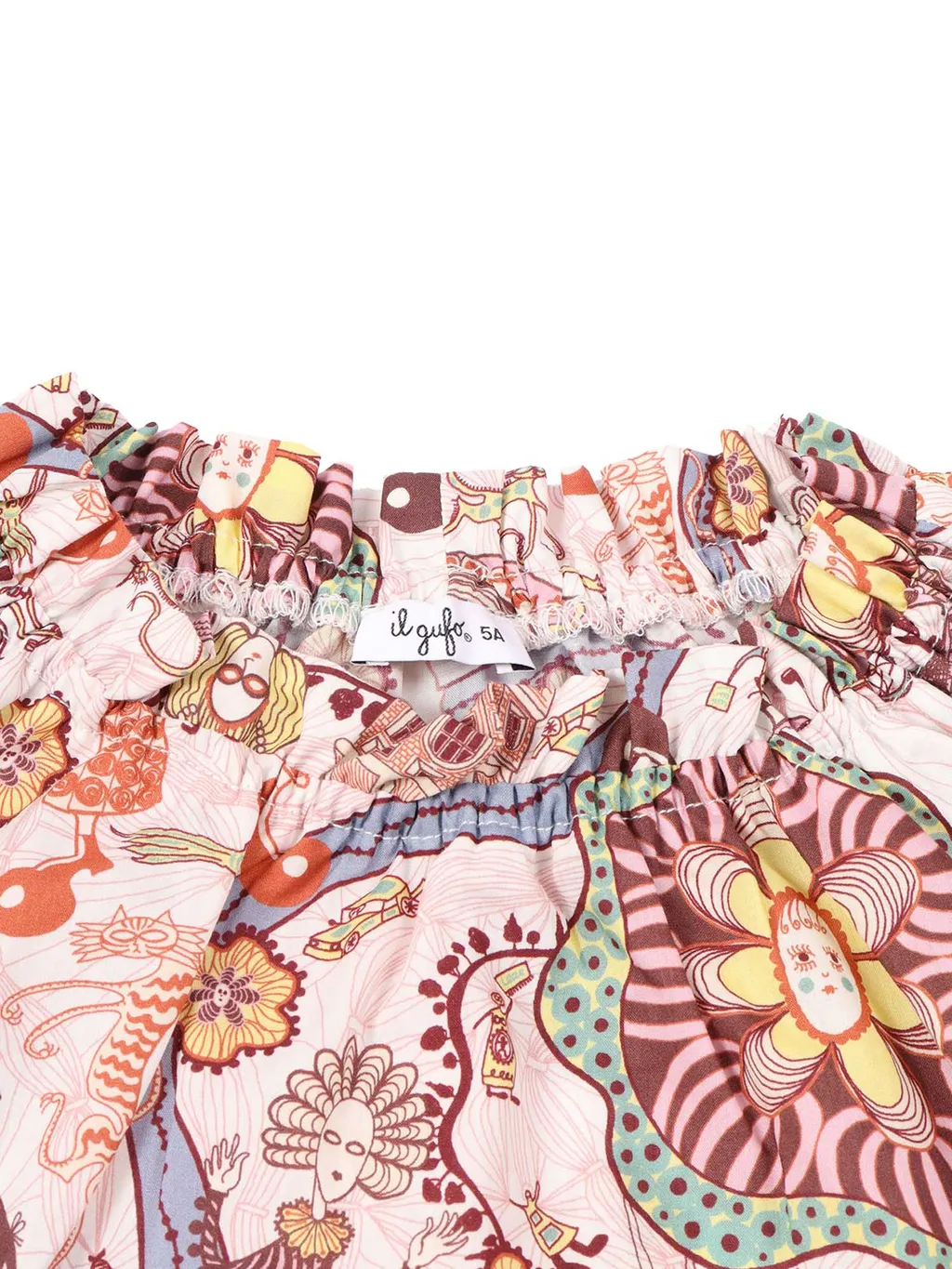 Il Gufo Pattern-Printed Blouse