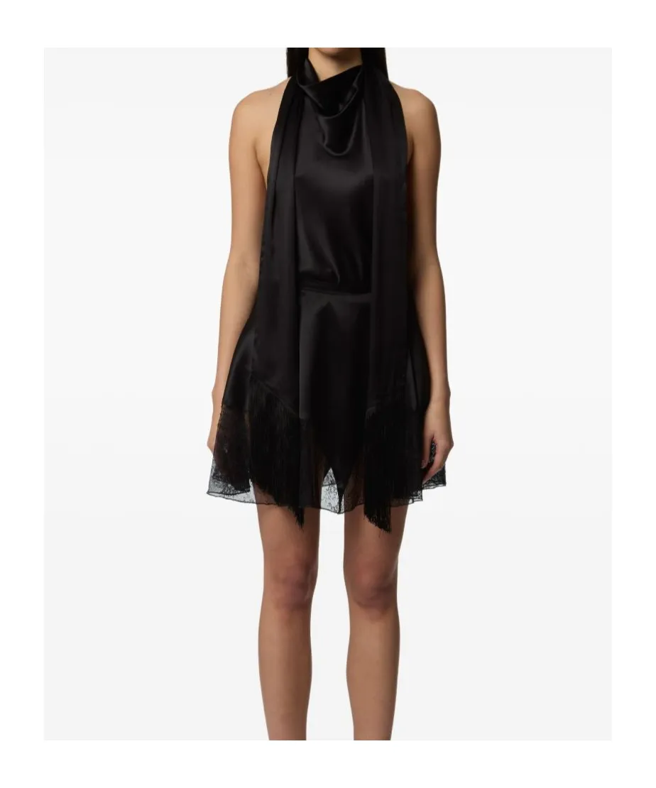 Nina Ricci Halterneck Satin Top