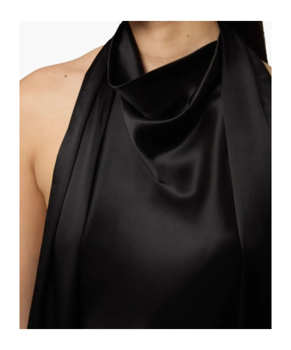 Nina Ricci Halterneck Satin Top
