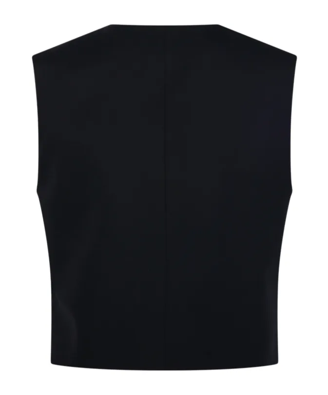 P.A.R.O.S.H. Liliuxy Button-Up Sleeveless Jacket